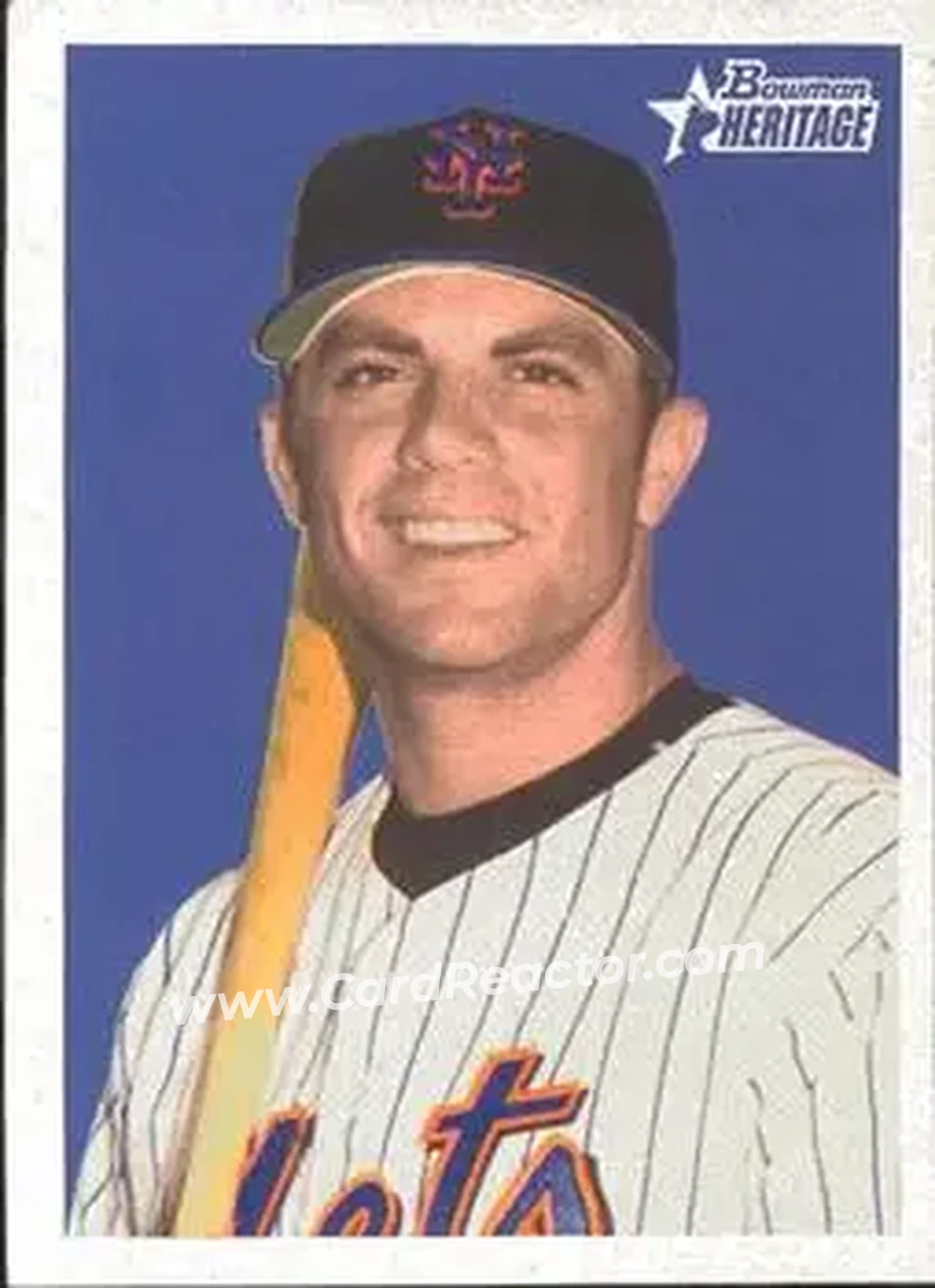 2006 Bowman Heritage #1 - David Wright - New York Mets - Front