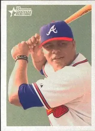 2006 Bowman Heritage #2 - Andruw Jones - Atlanta Braves