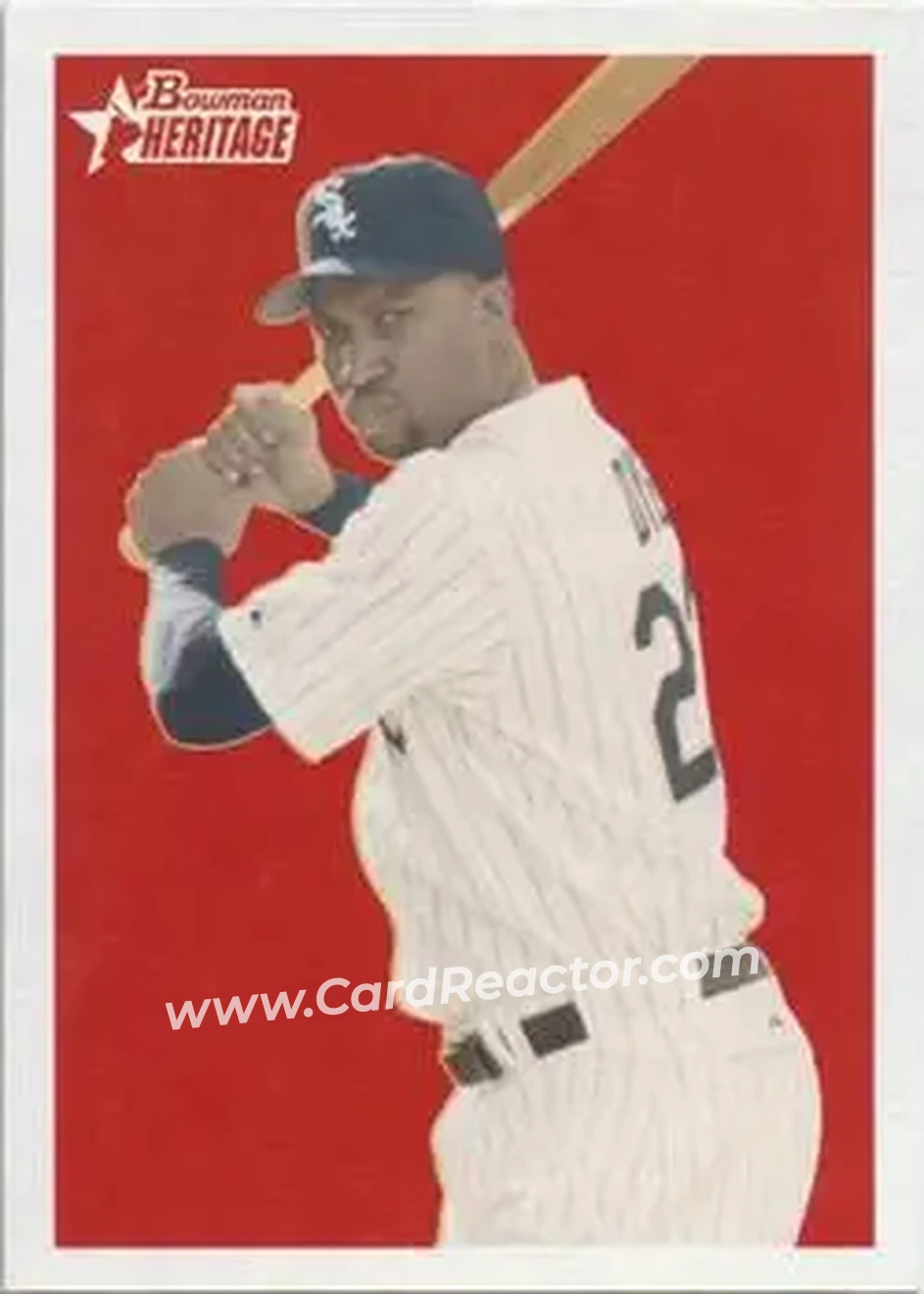2006 Bowman Heritage #12 - Jermaine Dye - Chicago White Sox - Front