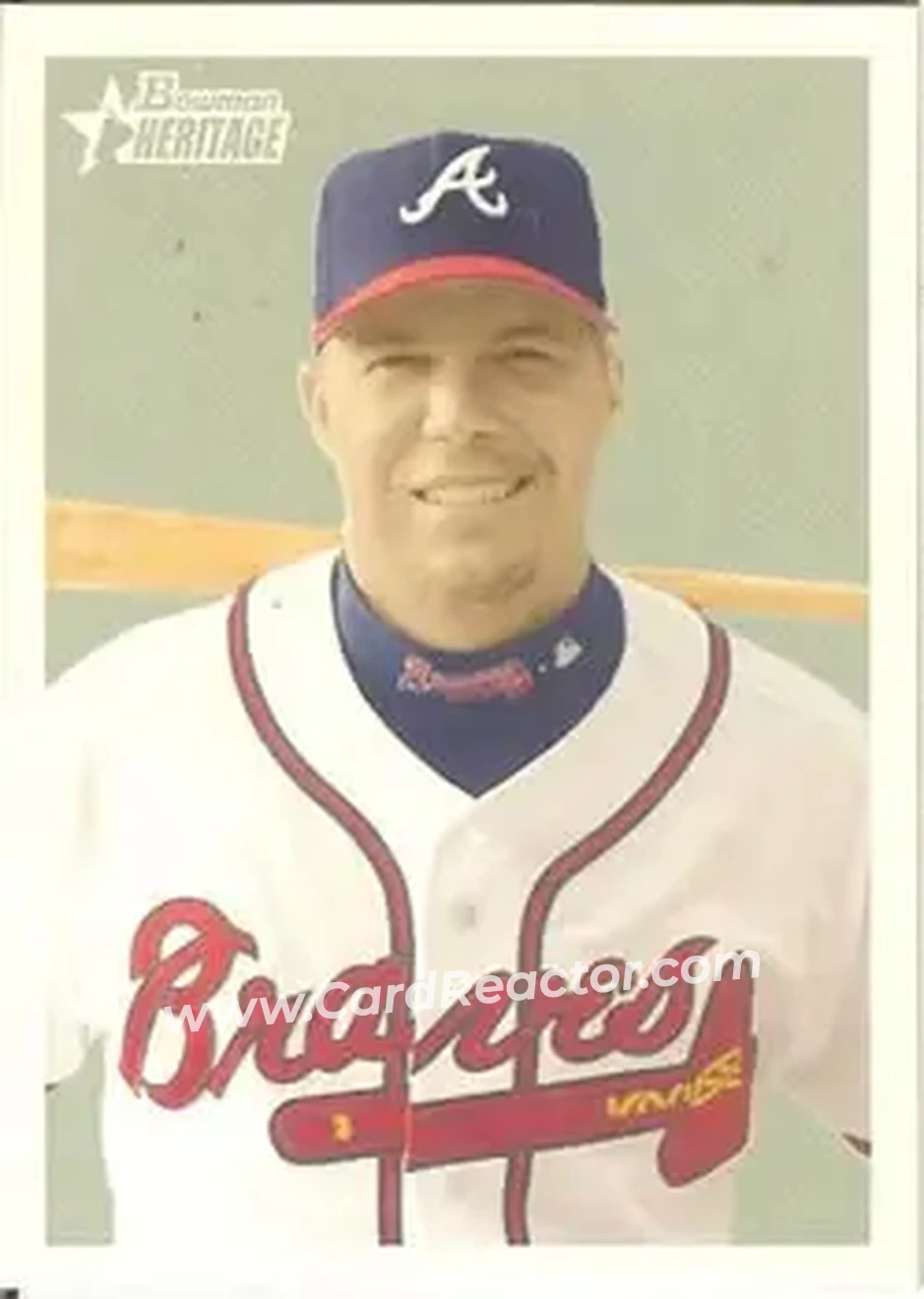 2006 Bowman Heritage #16 - Chipper Jones - Atlanta Braves - Front