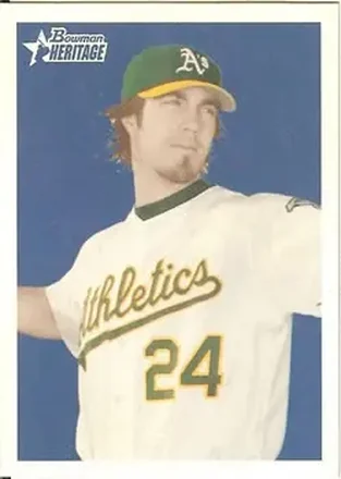 2006 Bowman Heritage #22 - Dan Haren - Oakland Athletics
