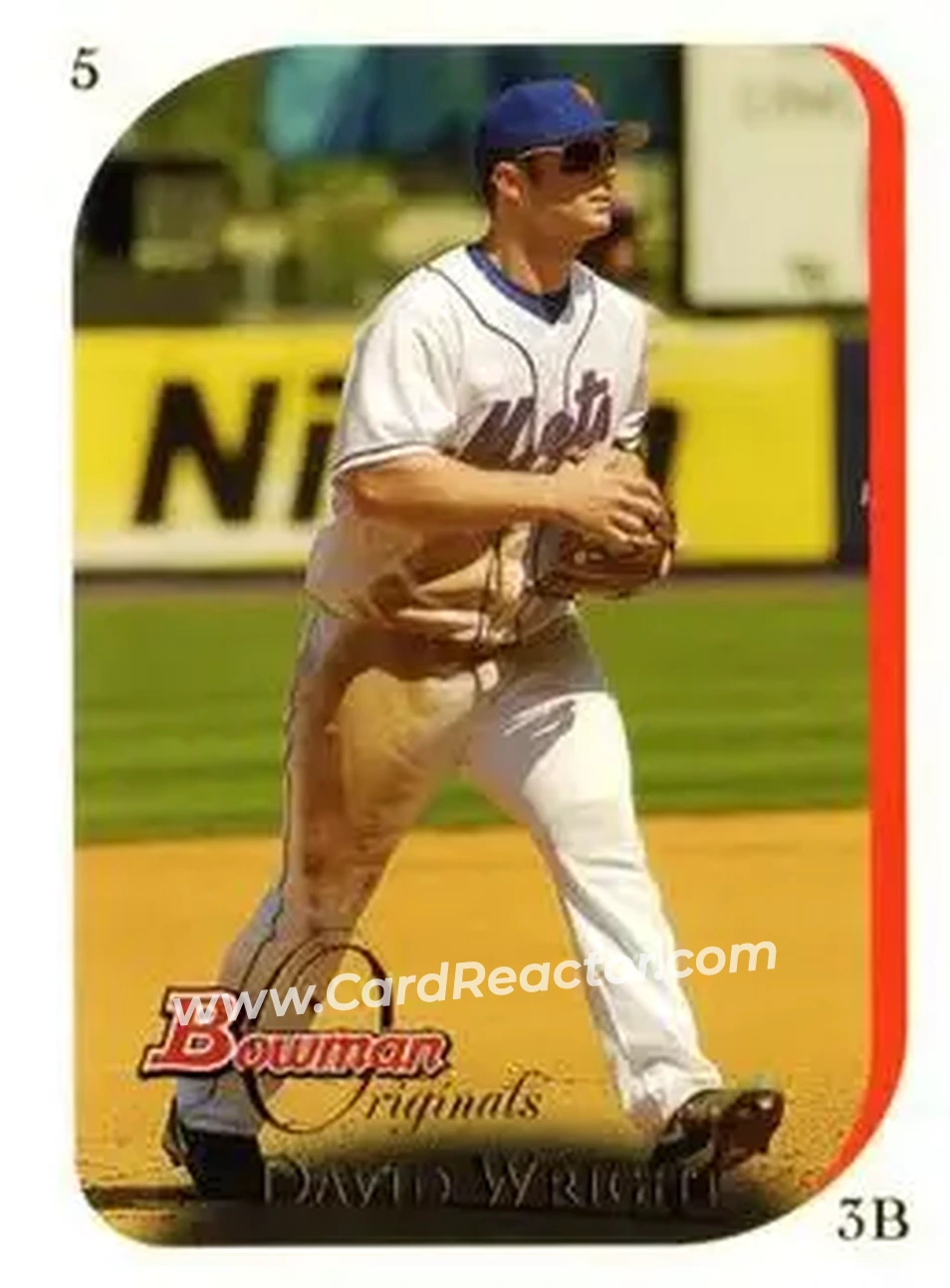 2006 Bowman Originals #1 - David Wright - New York Mets - Front