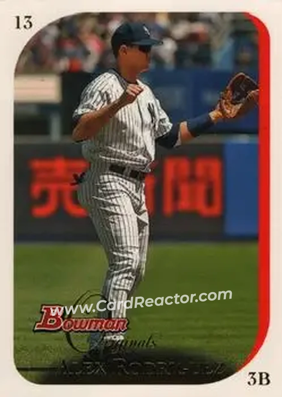 2006 Bowman Originals #13 - Alex Rodriguez - New York Yankees - Front