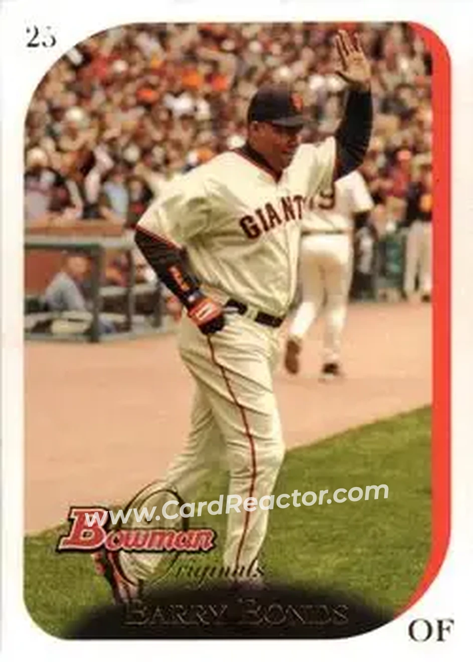 2006 Bowman Originals #25 - Barry Bonds - San Francisco Giants - Front 2006 Bowman Originals #25 - Barry Bonds - San Francisco Giants - Front