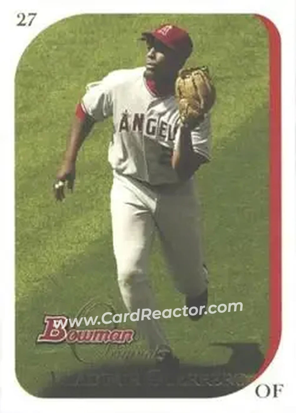 2006 Bowman Originals #27 - Vladimir Guerrero - Los Angeles Angels - Front