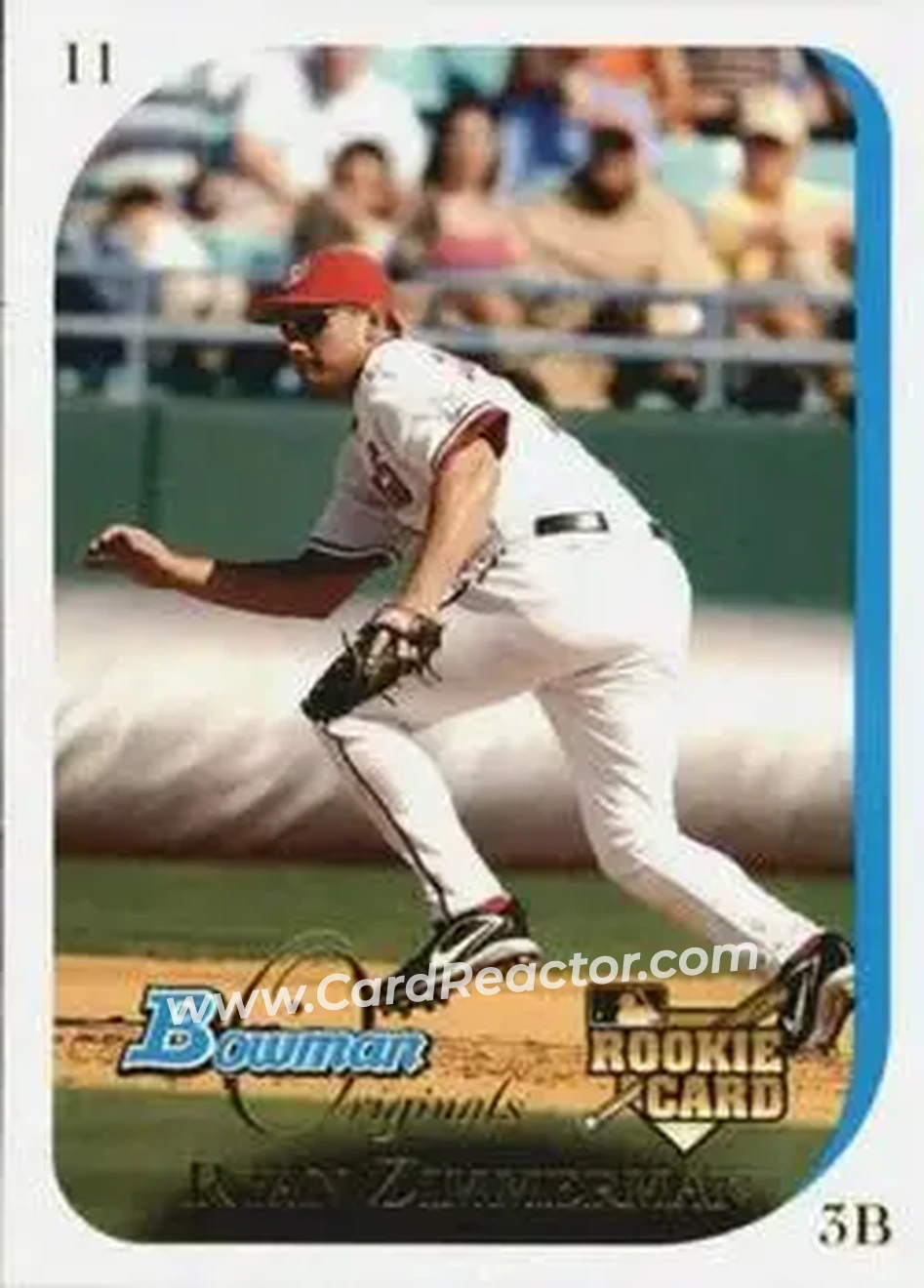 2006 Bowman Originals #40 - Ryan Zimmerman - Washington Nationals - Front