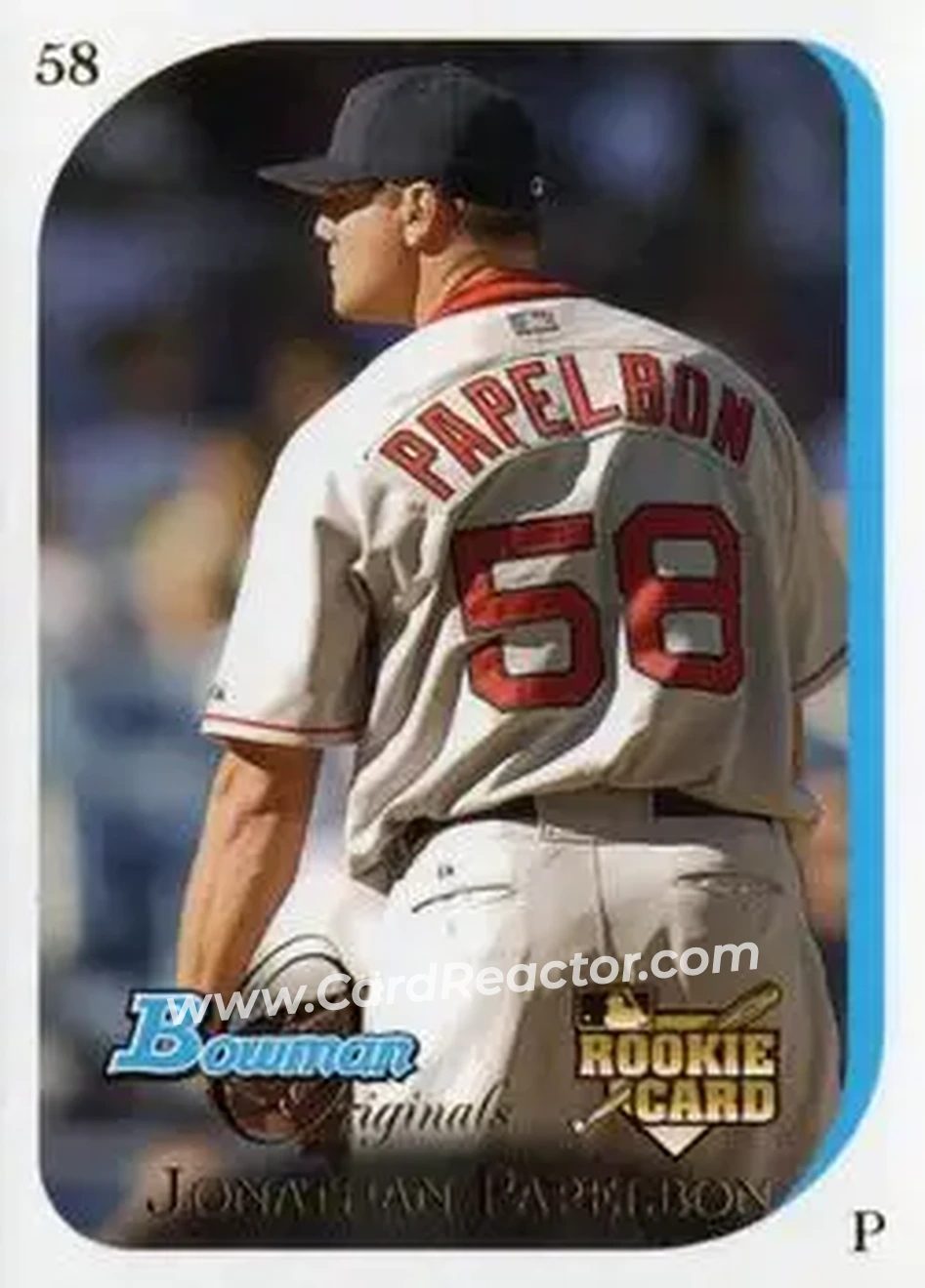 2006 Bowman Originals #50 - Jonathan Papelbon - Boston Red Sox - Front