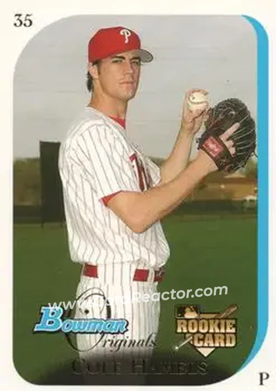 2006 Bowman Originals #52 - Cole Hamels - Philadelphia Phillies - Front