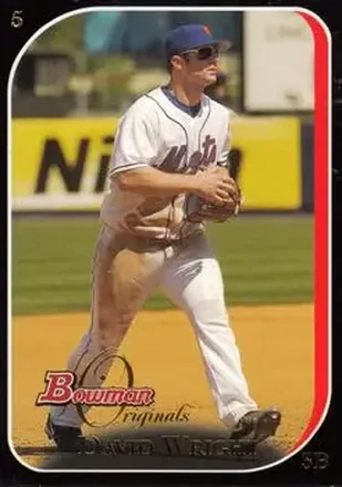 2006 Bowman Originals - Black #1 - David Wright - New York Mets