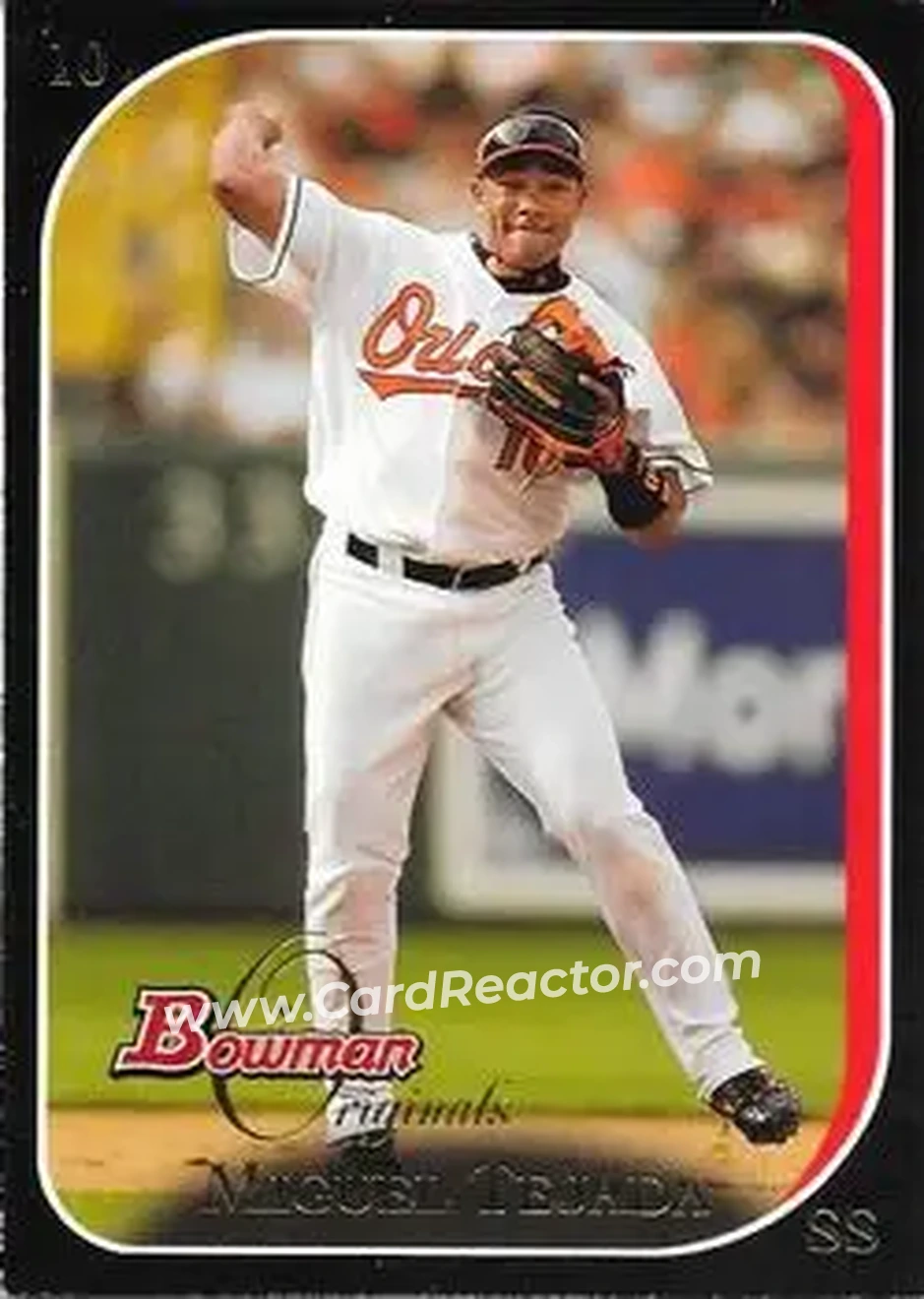 2006 Bowman Originals - Black #11 - Miguel Tejada - Baltimore Orioles - Front