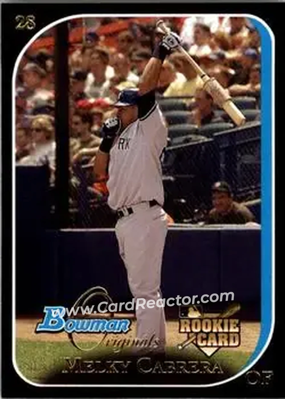 2006 Bowman Originals - Black #48 - Melky Cabrera - New York Yankees - Front