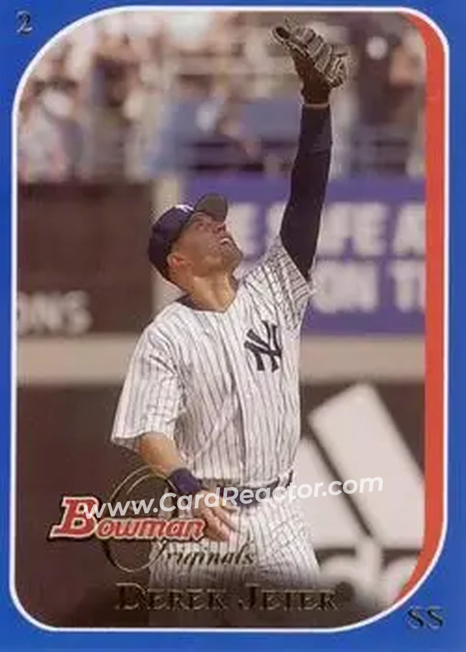 2006 Bowman Originals - Blue #2 - Derek Jeter - New York Yankees - Front