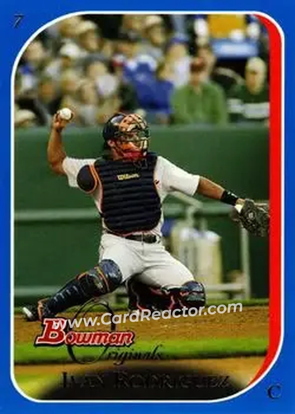 2006 Bowman Originals - Blue #18 - Ivan Rodriguez - Detroit Tigers - Front