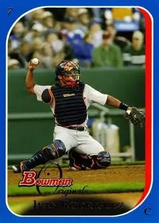 2006 Bowman Originals - Blue #18 - Ivan Rodriguez - Detroit Tigers