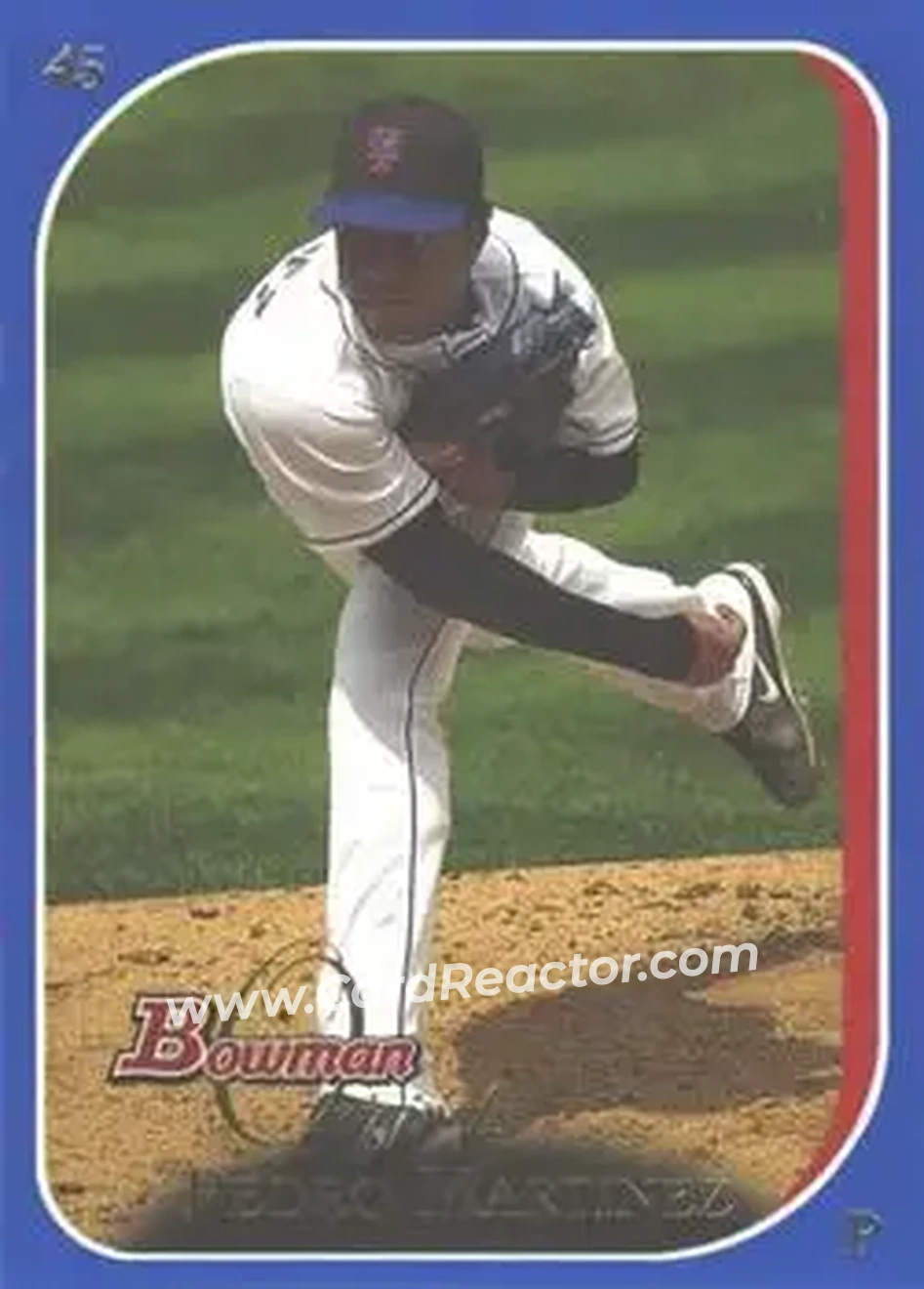 2006 Bowman Originals - Blue #20 - Pedro Martinez - New York Mets - Front 2006 Bowman Originals - Blue #20 - Pedro Martinez - New York Mets - Front