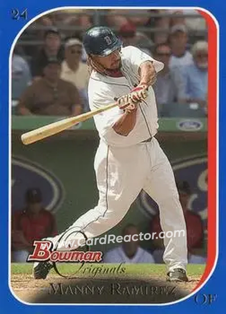 2006 Bowman Originals - Blue #24 - Manny Ramirez - Boston Red Sox - Front