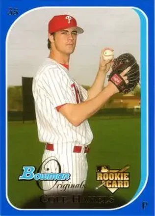 Cole Hamels · 2006 Bowman Originals #52 · Blue