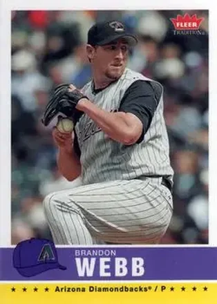 2006 Fleer Tradition #10 - Brandon Webb - Arizona Diamondbacks