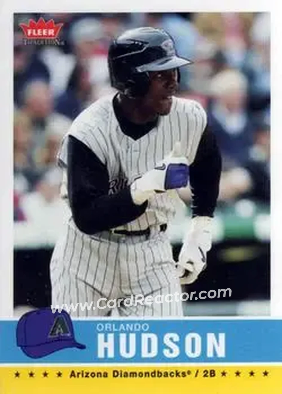 2006 Fleer Tradition #12 - Orlando Hudson - Arizona Diamondbacks - Front