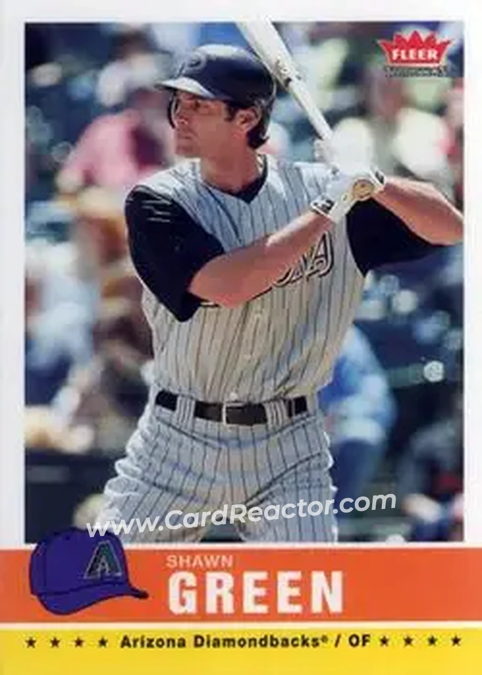 2006 Fleer Tradition #13 - Shawn Green - Arizona Diamondbacks - Front