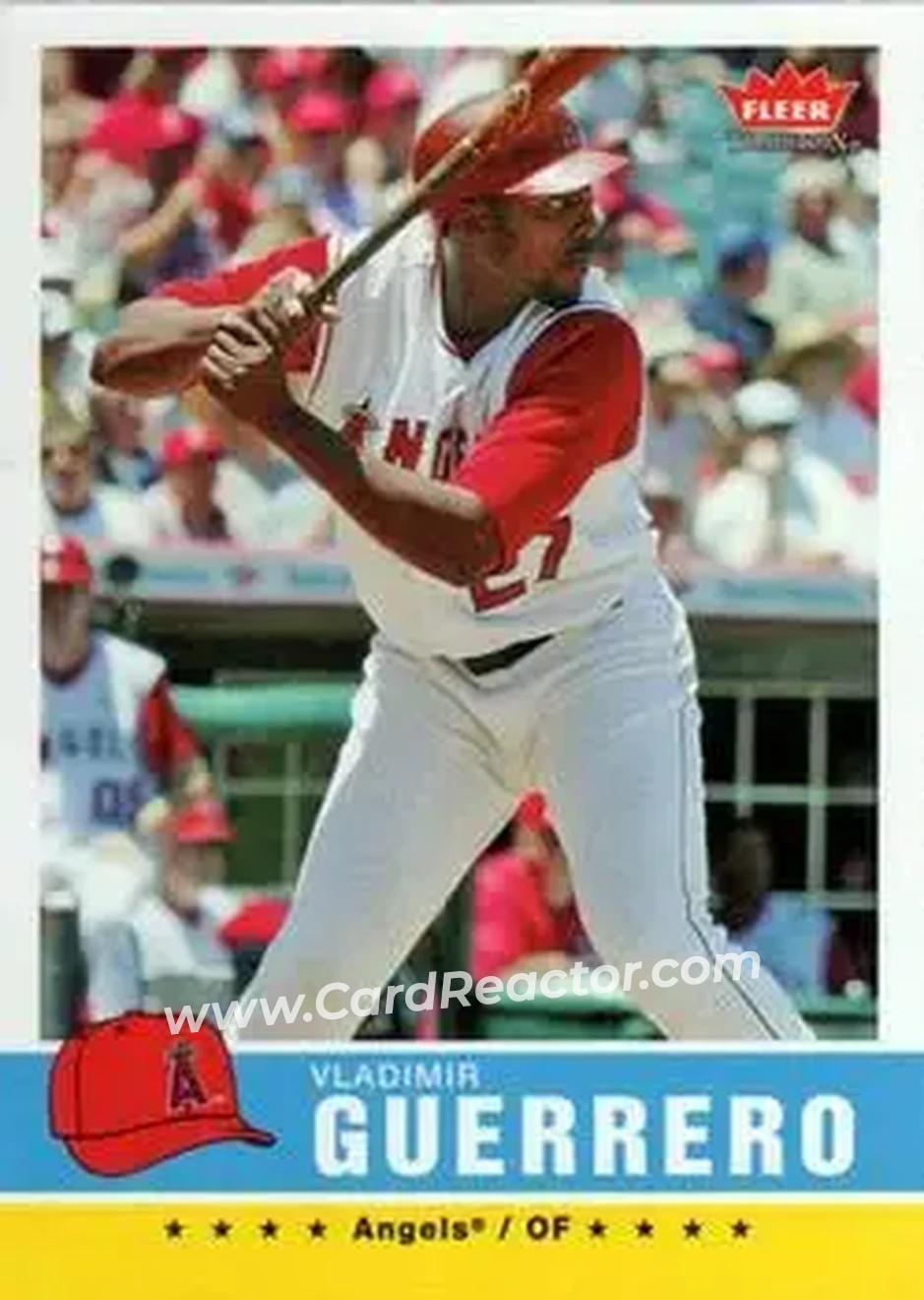 2006 Fleer Tradition #14 - Vladimir Guerrero - Los Angeles Angels - Front