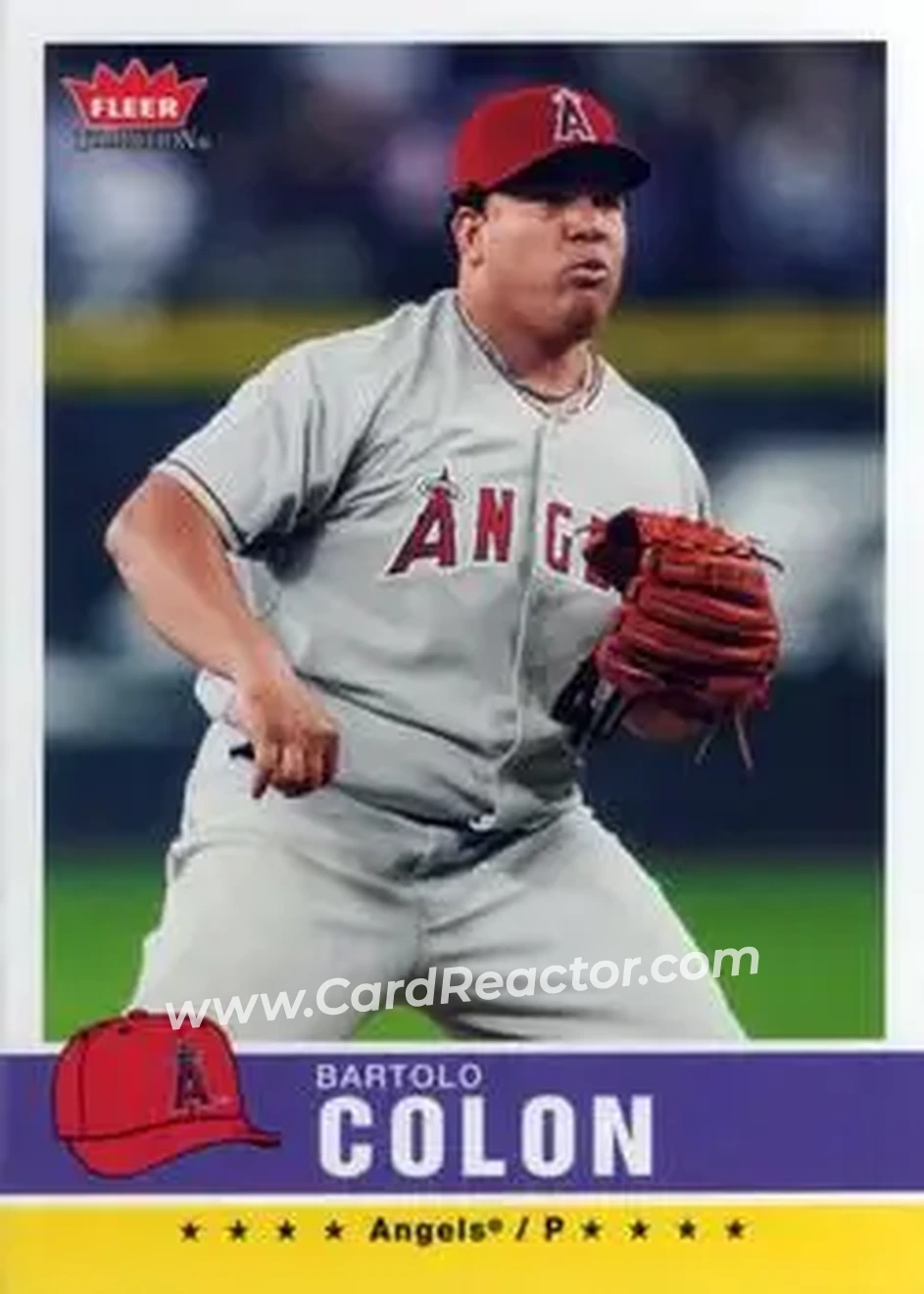 2006 Fleer Tradition #15 - Bartolo Colon - Los Angeles Angels - Front