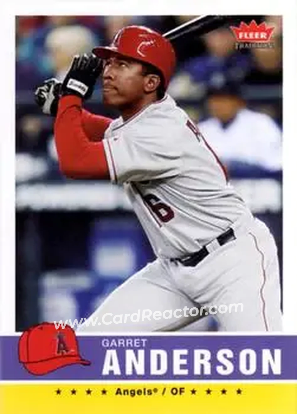 2006 Fleer Tradition #17 - Garret Anderson - Los Angeles Angels - Front