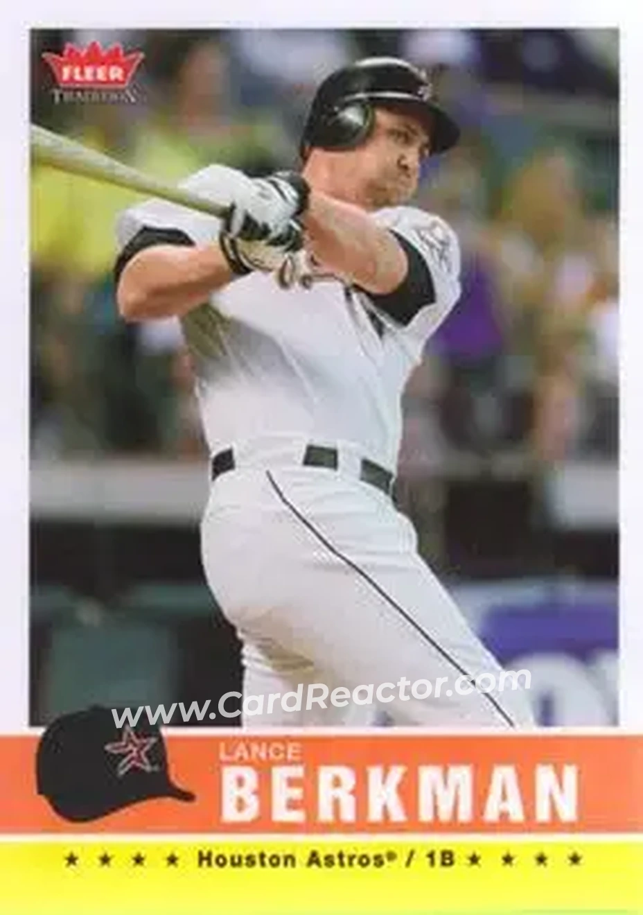 2006 Fleer Tradition #20 - Lance Berkman - Houston Astros - Front