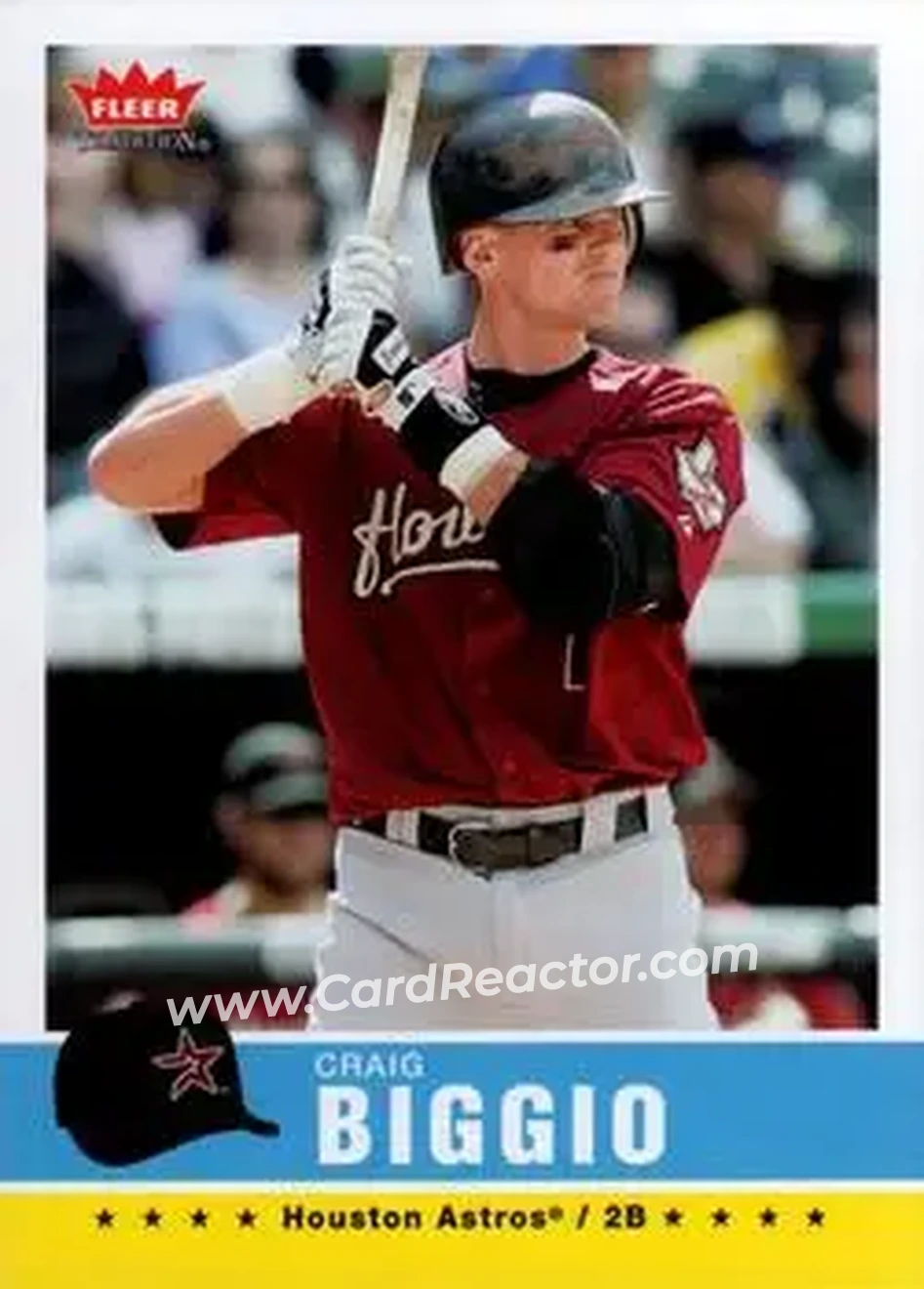 2006 Fleer Tradition #21 - Craig Biggio - Houston Astros - Front