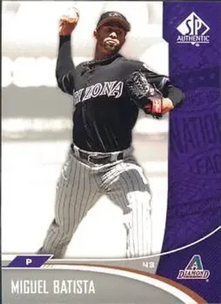 2006 SP Authentic #5 - Miguel Batista - Arizona Diamondbacks