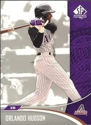 2006 SP Authentic #6 - Orlando Hudson - Arizona Diamondbacks