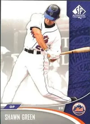 2006 SP Authentic #7 - Shawn Green - New York Mets