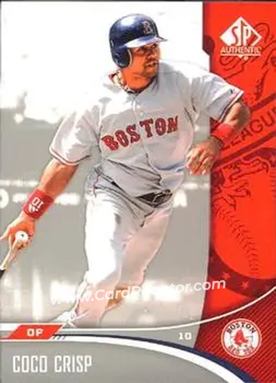 2006 SP Authentic #16 - Coco Crisp - Boston Red Sox - Front