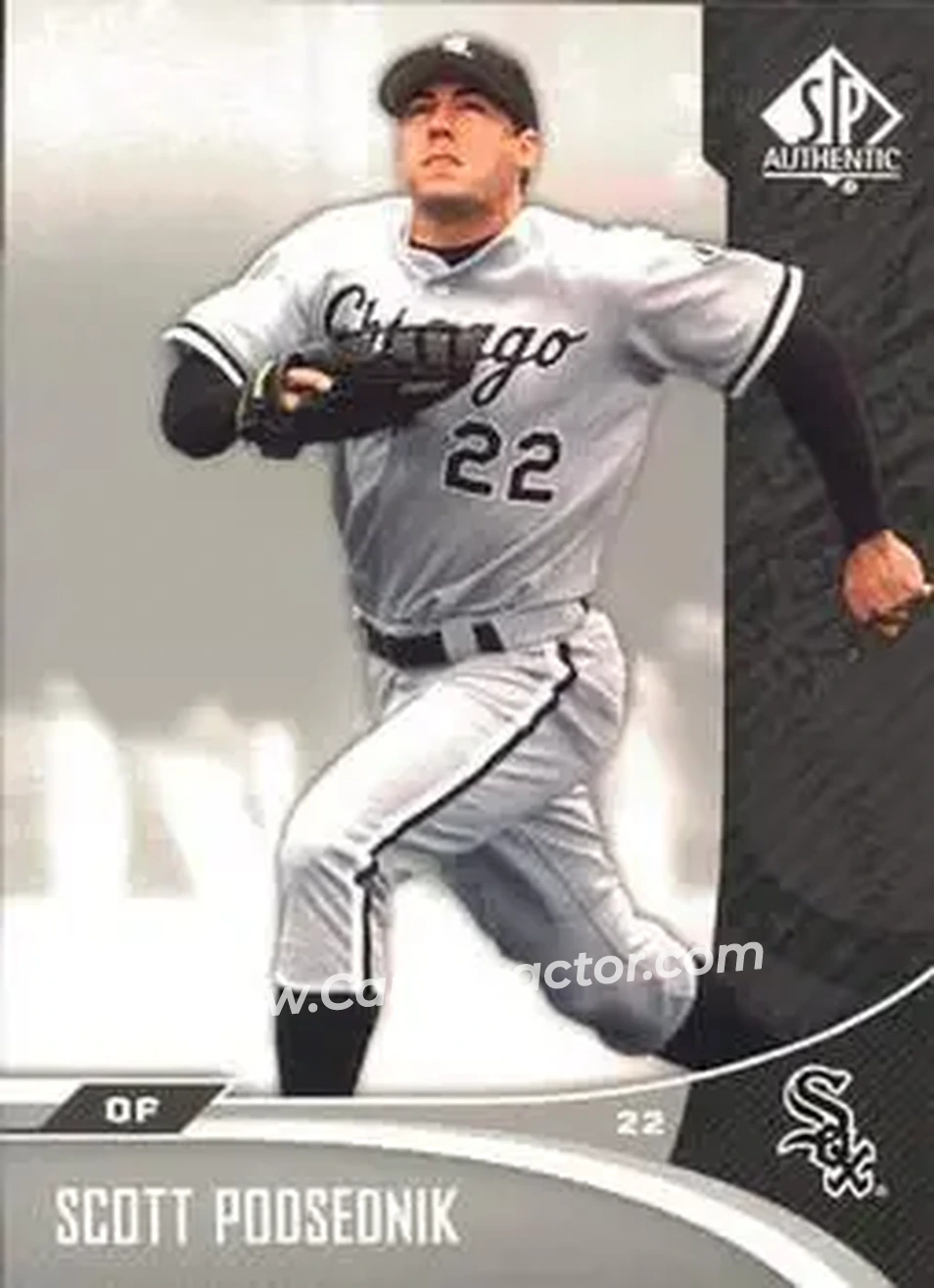 2006 SP Authentic #18 - Scott Podsednik - Chicago White Sox - Front