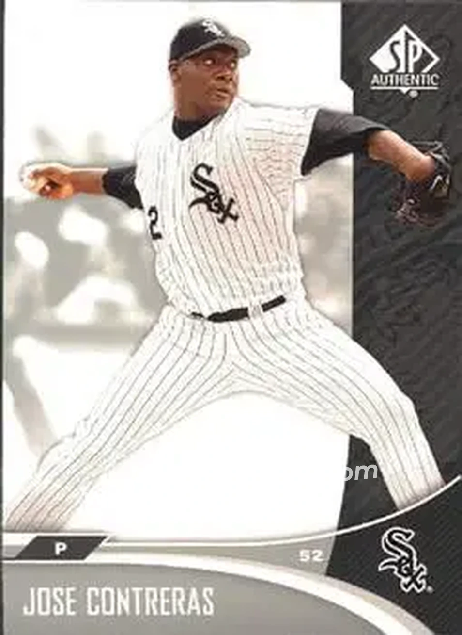 2006 SP Authentic #20 - Jose Contreras - Chicago White Sox - Front 2006 SP Authentic #20 - Jose Contreras - Chicago White Sox - Front