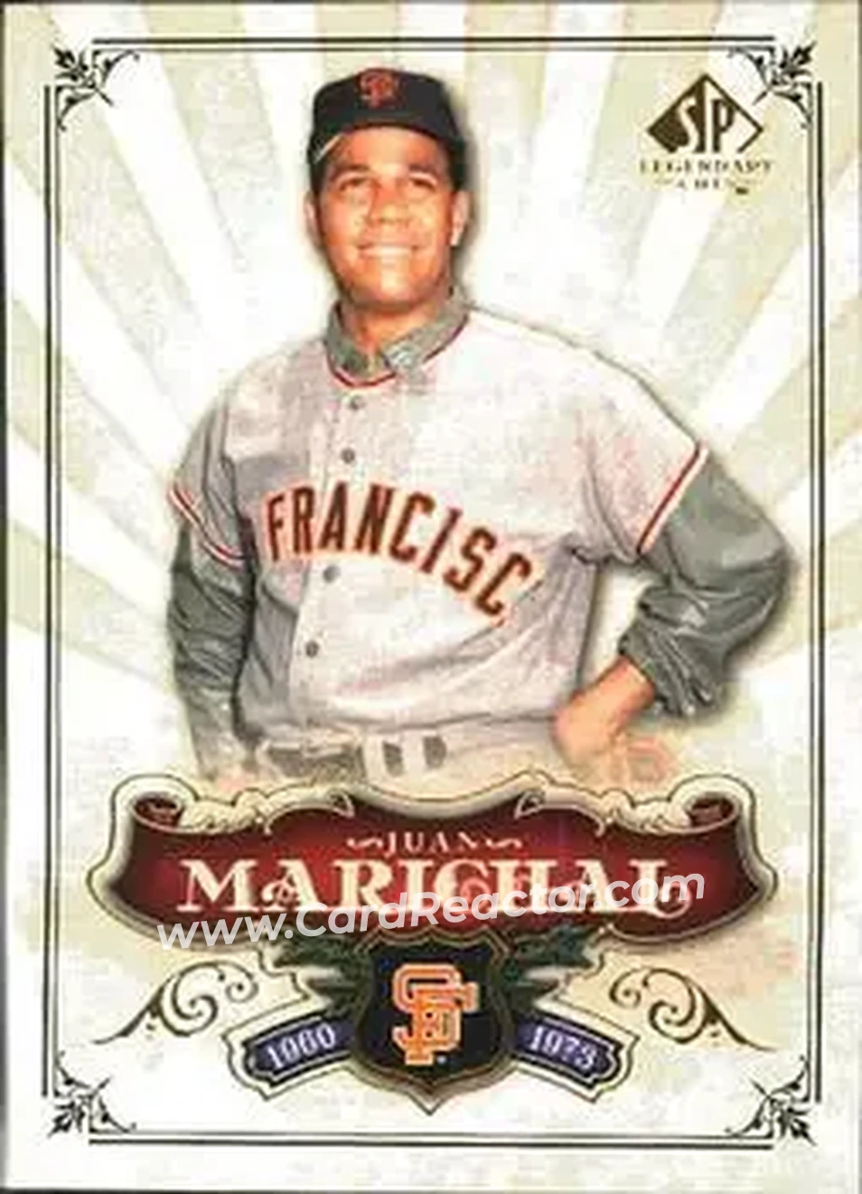 2006 SP Legendary Cuts #1 - Juan Marichal - San Francisco Giants - Front