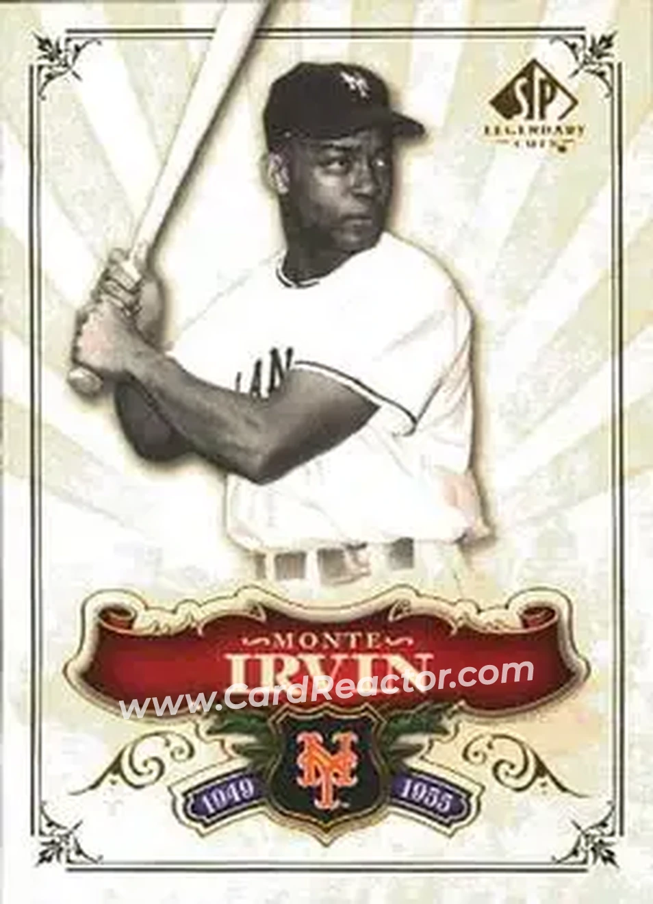 2006 SP Legendary Cuts #2 - Monte Irvin - New York Giants - Front