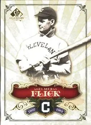 2006 SP Legendary Cuts #10 - Elmer Flick - Cleveland Indians