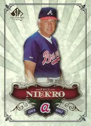 2006 SP Legendary Cuts #17 - Phil Niekro - Atlanta Braves