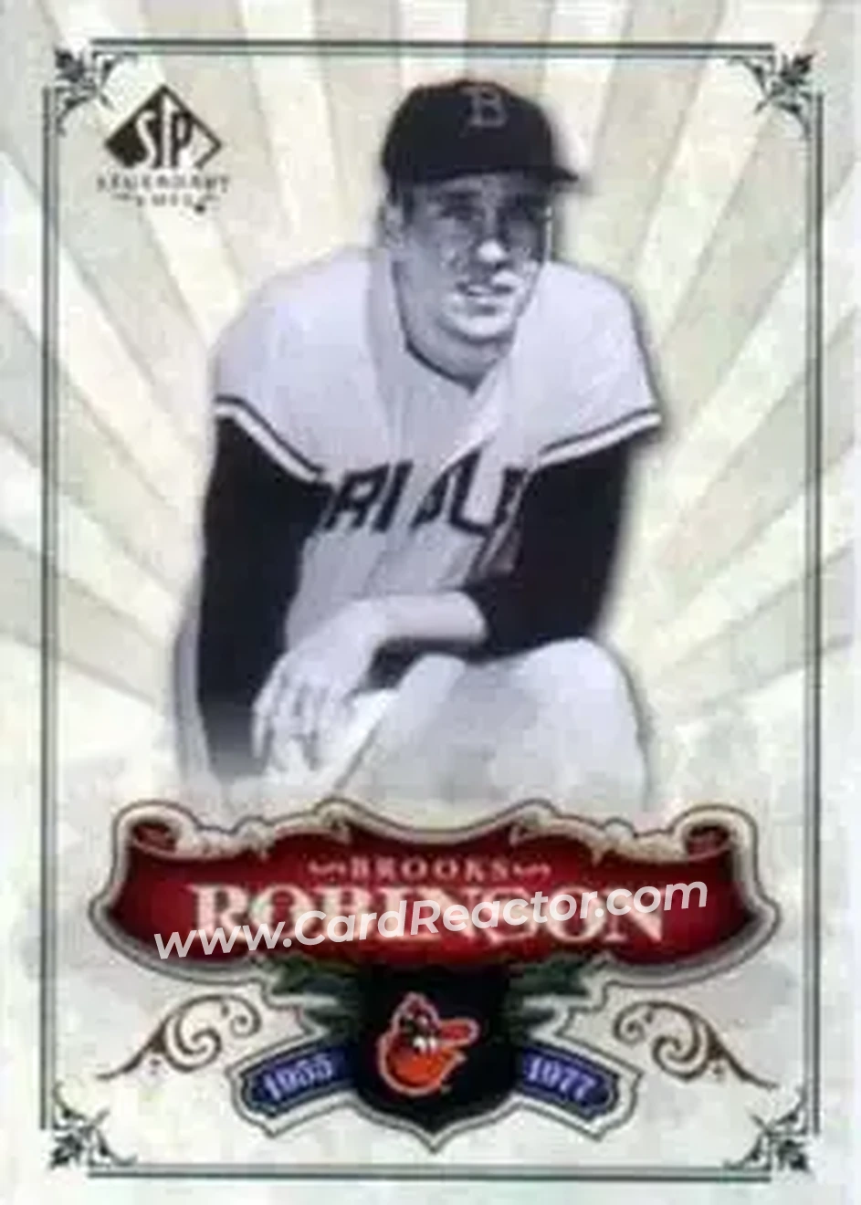 2006 SP Legendary Cuts #19 - Brooks Robinson - Baltimore Orioles - Front 2006 SP Legendary Cuts #19 - Brooks Robinson - Baltimore Orioles - Front