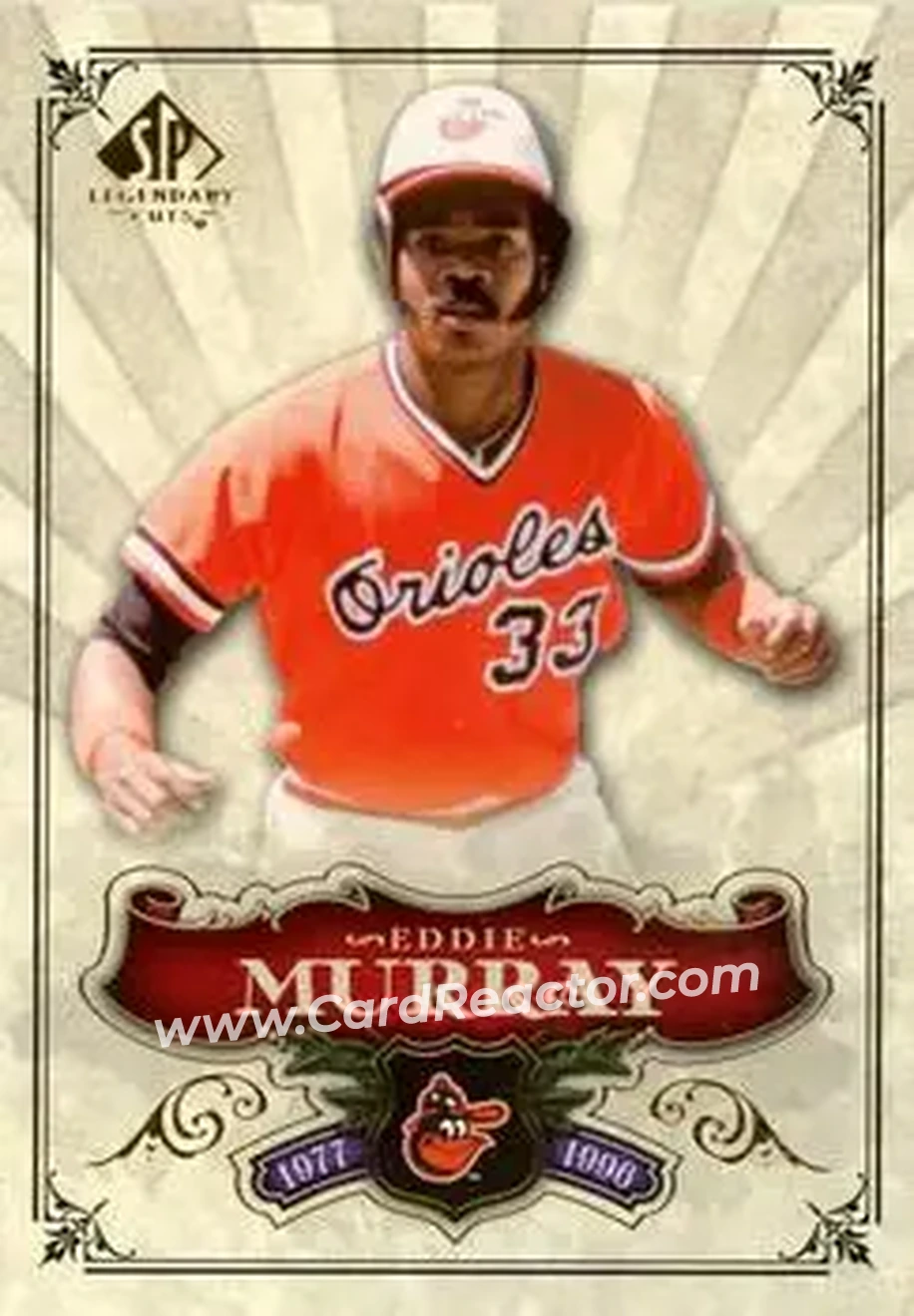 2006 SP Legendary Cuts #21 - Eddie Murray - Baltimore Orioles - Front 2006 SP Legendary Cuts #21 - Eddie Murray - Baltimore Orioles - Front