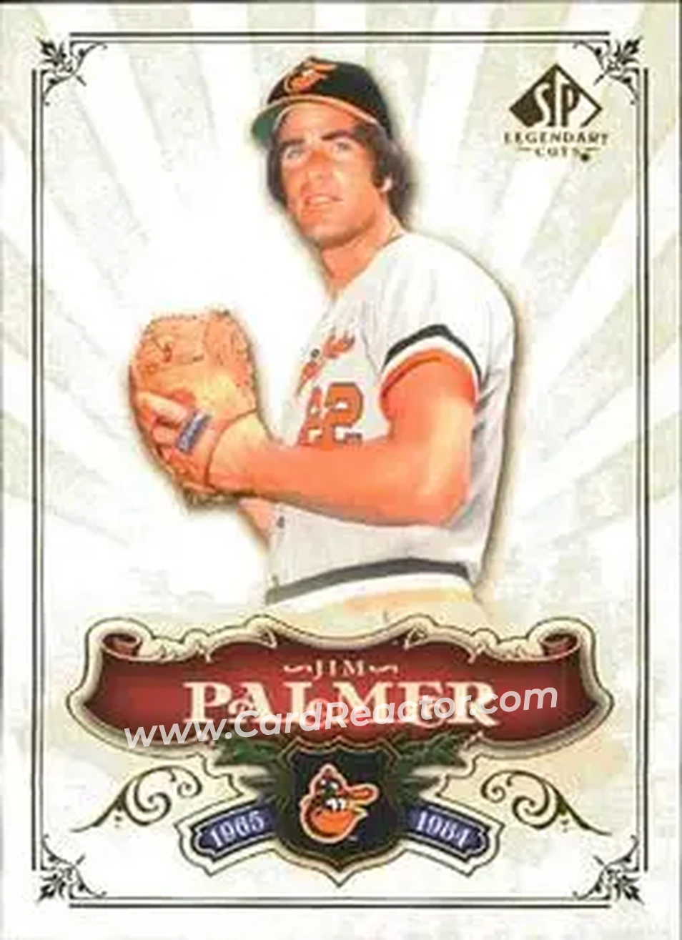 2006 SP Legendary Cuts #23 - Jim Palmer - Baltimore Orioles - Front