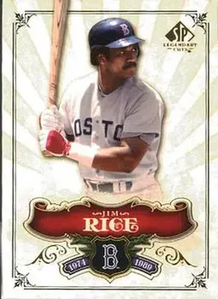 2006 SP Legendary Cuts #28 - Jim Rice - Boston Red Sox