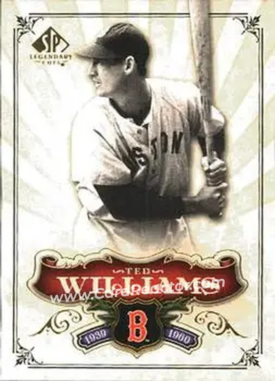 2006 SP Legendary Cuts #29 - Ted Williams - Boston Red Sox - Front