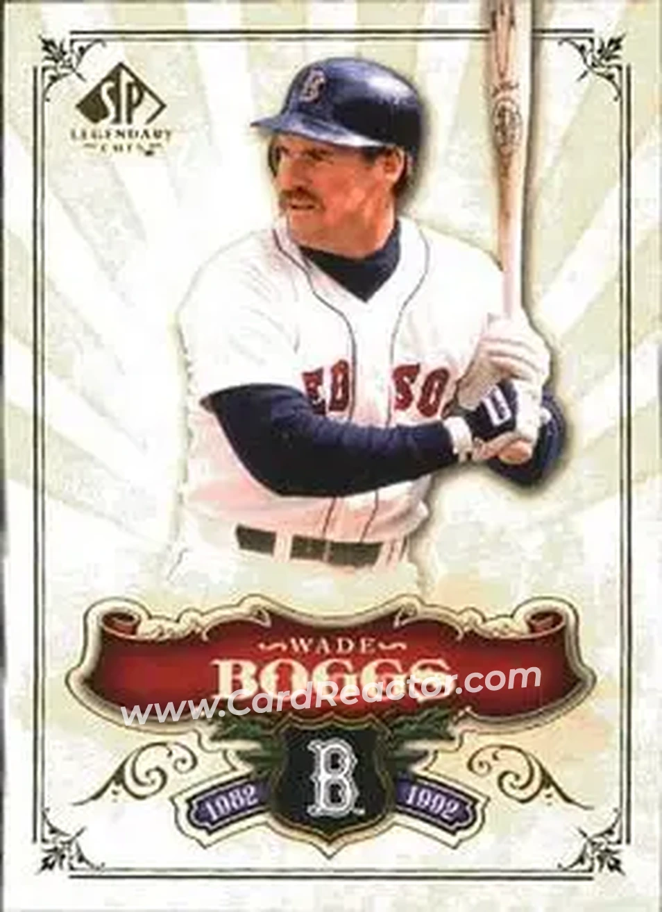 2006 SP Legendary Cuts #30 - Wade Boggs - Boston Red Sox - Front