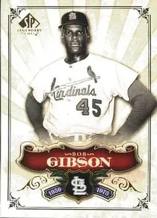 2006 SP Legendary Cuts #9 - Bob Gibson - St. Louis Cardinals