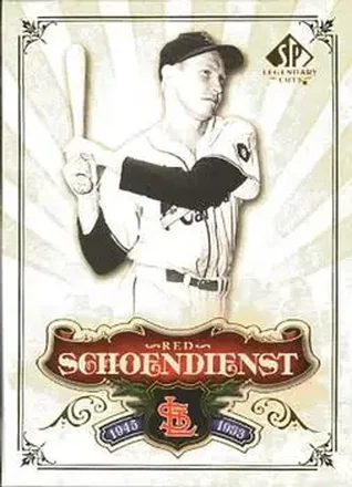 2006 SP Legendary Cuts #14 - Al Schoendienst - St. Louis Cardinals