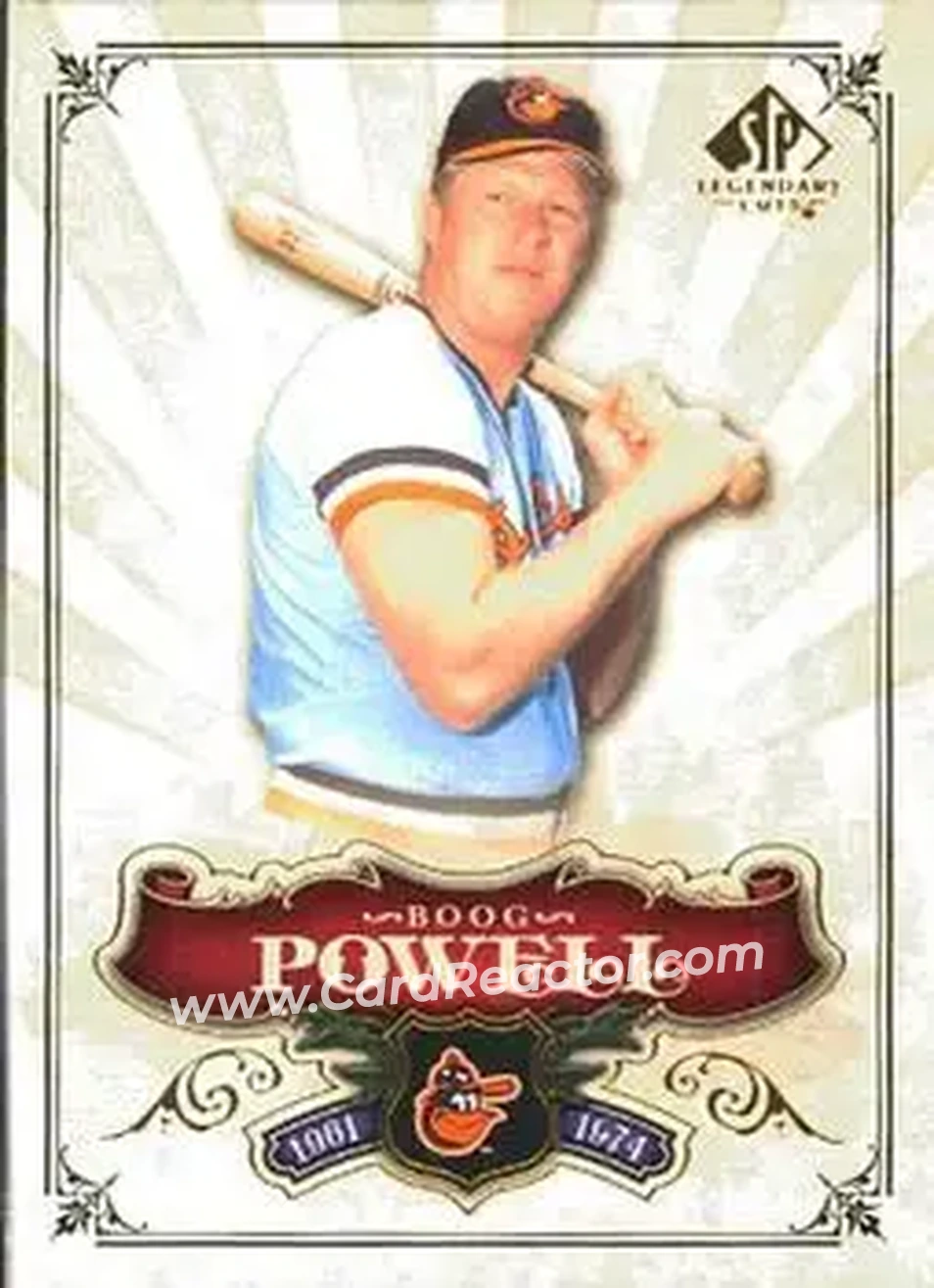 2006 SP Legendary Cuts #18 - John Powell - Baltimore Orioles - Front