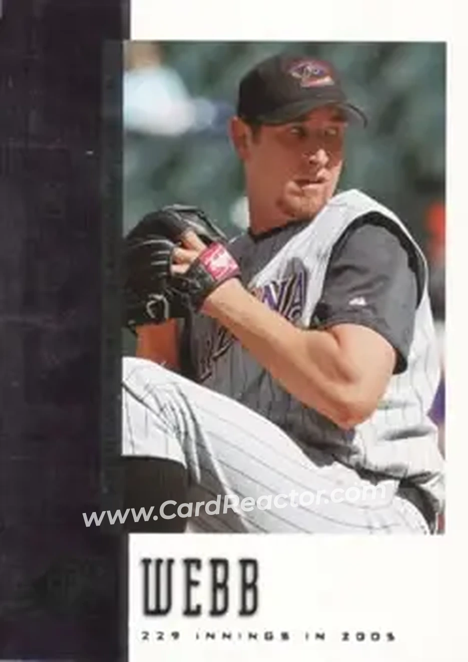 2006 SPx #3 - Brandon Webb - Arizona Diamondbacks - Front