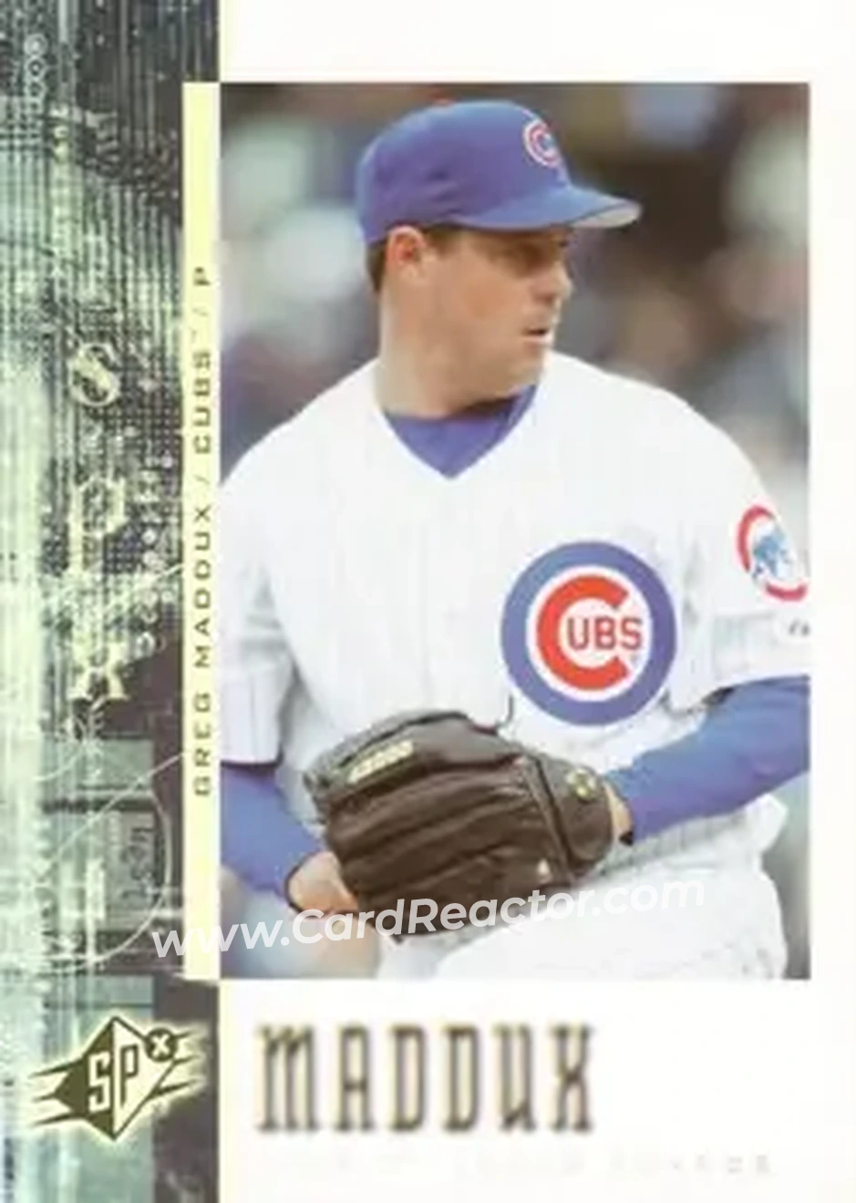 2006 SPx #16 - Greg Maddux - Chicago Cubs - Front